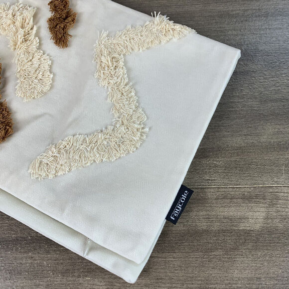 Geometric Chevron Boho Throw Pillow Covers Tufted Soft Pillow Case 18x18, 1PC - Picture 2 of 9